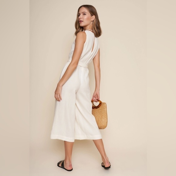 Whimsy + Row Westly Jumpsuit in Ivory - Picture 2 of 16